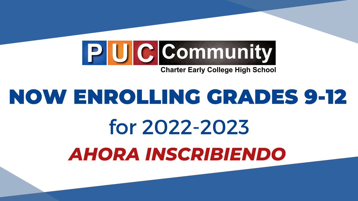 PUC Community Charter Early College High School tweet media