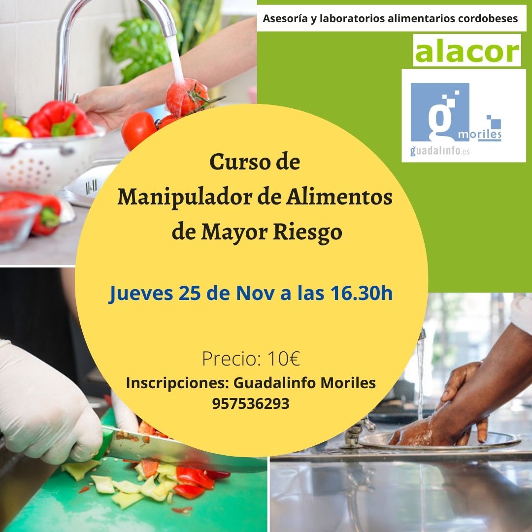GuadaMoriles's tweet photo. últimas plazas!! Curso Manipulador de Alimentos en Guadalinfo de Moriles.
Inscripciones: 957536293 https://t.co/rpTnayrWET