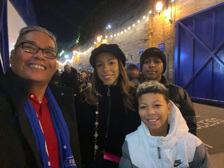 Look who’s with me..🕺🏻 Thiago Silva family...⚽️