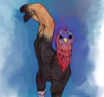 khenryart's tweet photo. GL-G's #HandTurkeyTuesday is so extra. 🤣 #ibispaint #TMScometogether https://t.co/apVLEXLUrE