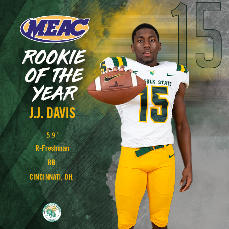 Rookie of the year honors JJ Davis