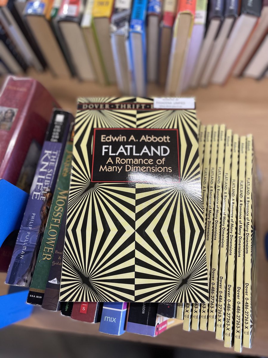 Any teachers interested in a set of “Flatland” ? ⁦<a href="/PasadenaUnified/">Pasadena Unified School District</a>⁩ The Warehouse giveaway is going strong!