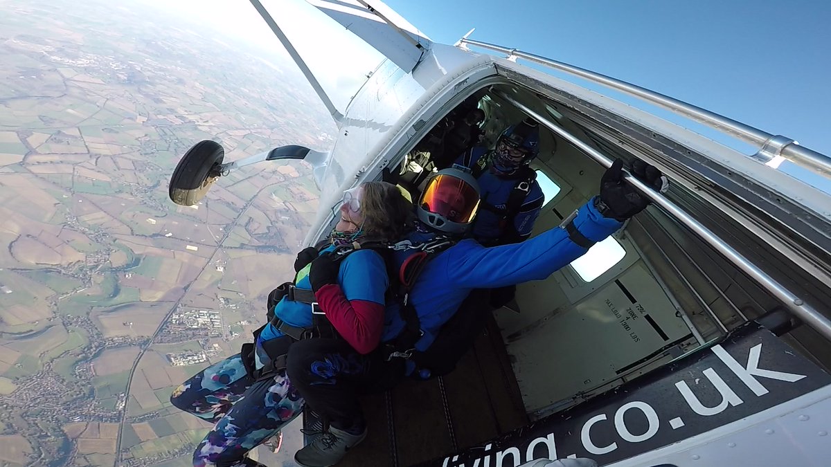 HeadRightOut's tweet photo. #100ScaryDays DAY 100! Despite being terrified of heights, jumping out of a plane at 15000ft /125mph wasn't that bad. Never thought I'd be saying that. Can't wait to share the #HeadRightOut #skydive episode coming soon on the #podcast.π
BALTIC, BUT INCREDIBLE! @GoSkydiveUK https://t.co/1qa9lPrapB