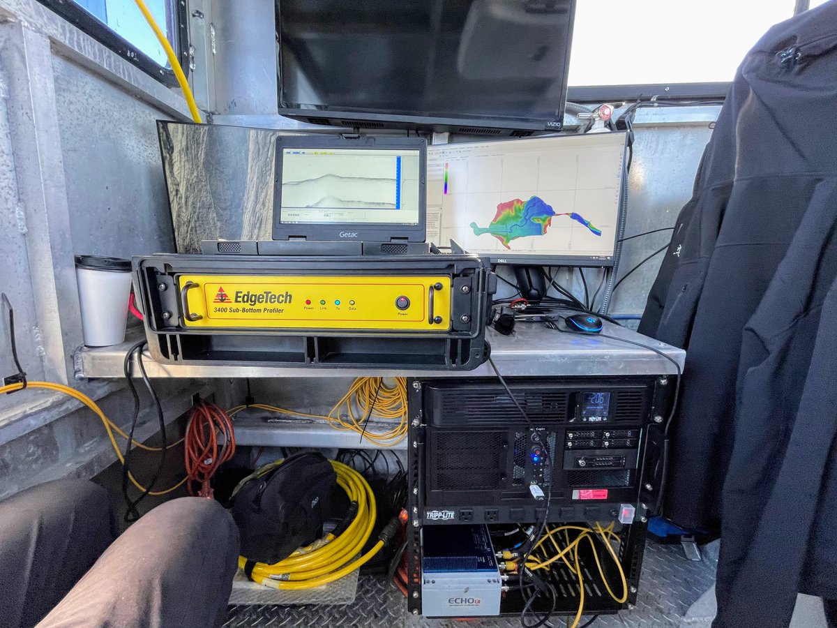 EdgeTechMarine's tweet photo. A lot of EdgeTech equipment deployed last week! Thank you @ECHO81LLC for the boat time! #sidescan #bathymetry #subbottom https://t.co/d6MEwLI5EZ