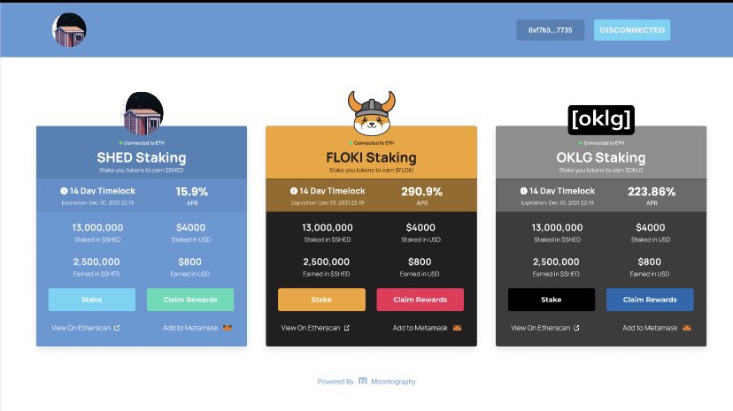 SHED Token tweet media