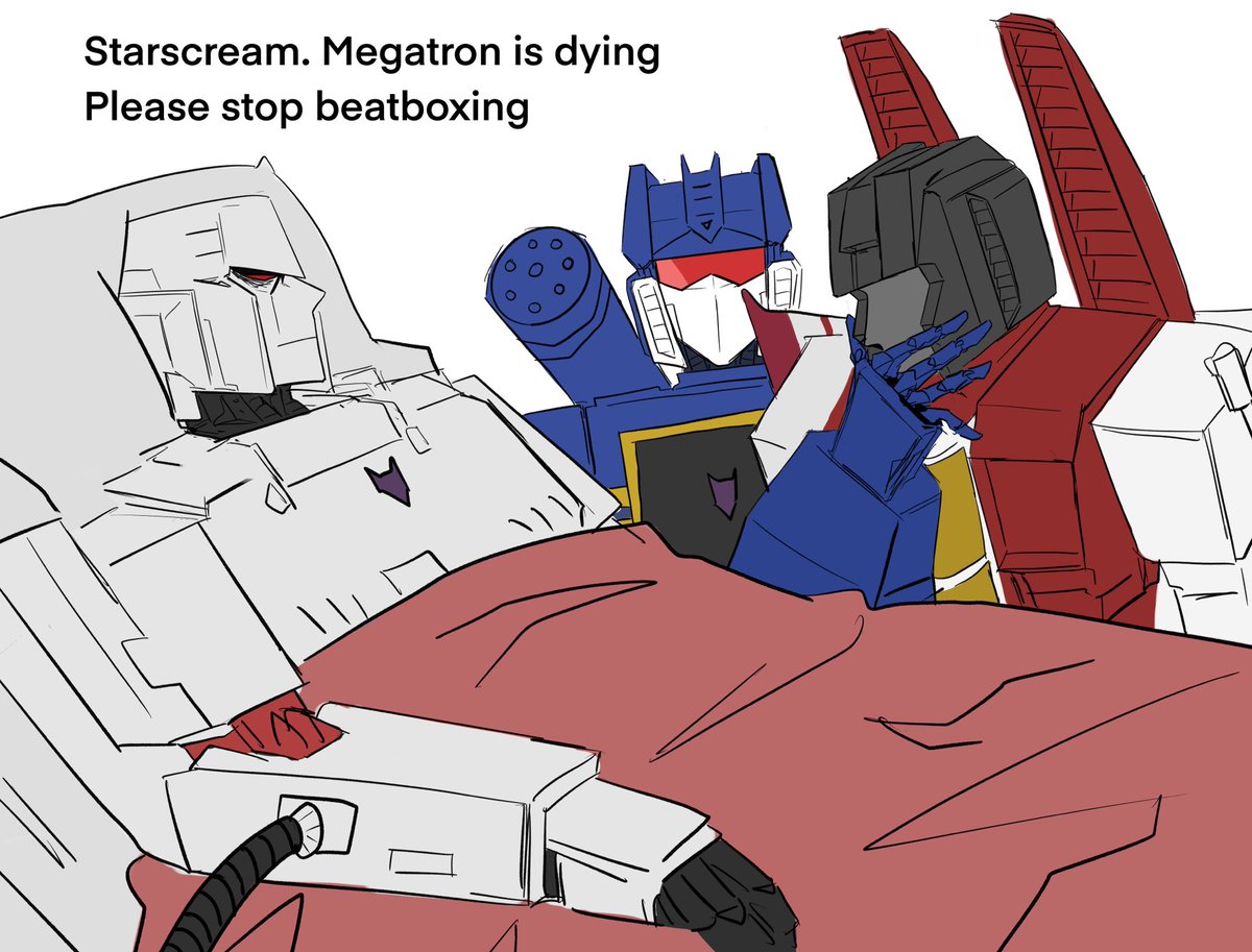gt_unick's tweet photo. Megatron is dying 
#Transformers https://t.co/Kdp78HBVPu