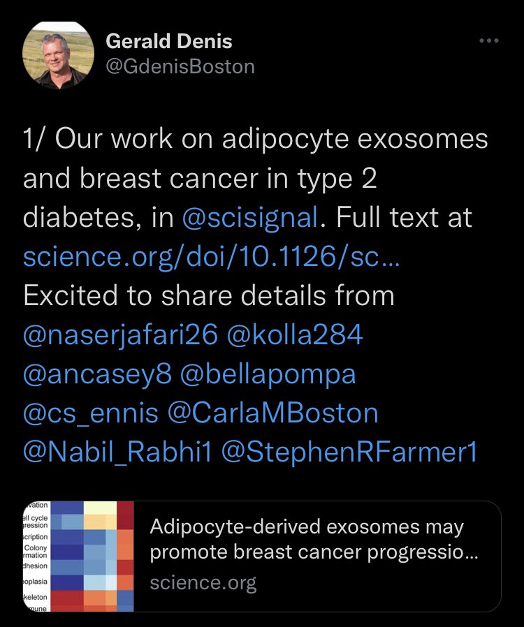 Great piece of work and a pleasure to collaborate with such amazing group of scientists 🙌 

<a href="/GdenisBoston/">Gerald Denis</a> 
<a href="/naserjafari26/">Naser Jafari</a>
<a href="/Kolla284/">Manohar Kolla</a>

To share:
<a href="/moss_md/">Kimberly Moss MD</a>
<a href="/IsevOrg/">ISEV</a>
<a href="/KennethWWitwer/">Kenneth W Witwer (he/him)</a>
<a href="/MIzquierdoCSIC/">Manuel Izquierdo Pastor</a>