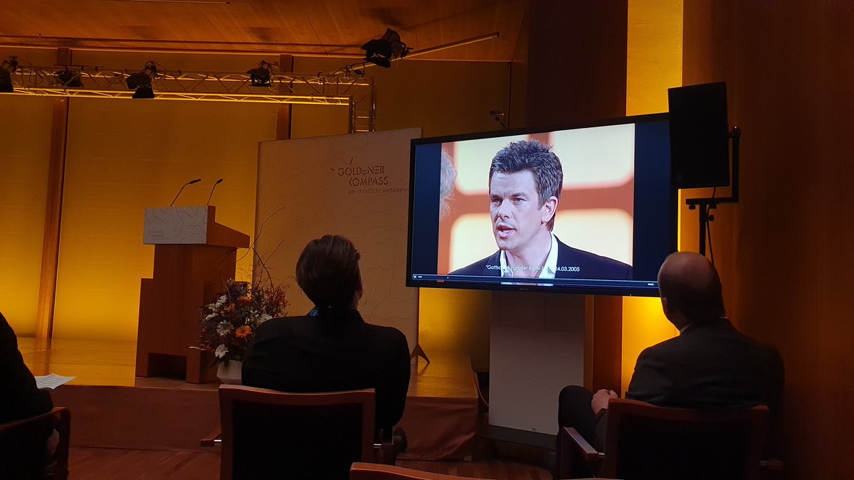 Markus Lanz wird für seine Moderationen und Gespräche mit dem "Goldenen Kompass" ausgezeichnet.