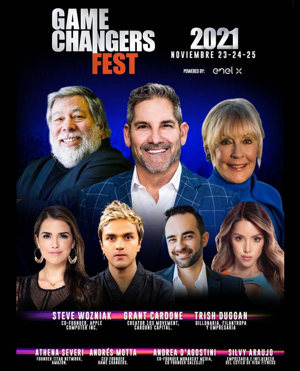 AlejoAriasA's tweet photo. Hoy empieza 🔥#GameChangersFest 🚀 toda la información en https://t.co/YfP5smNy9q 💯🚨🚨 https://t.co/FUeBAW3Y7X