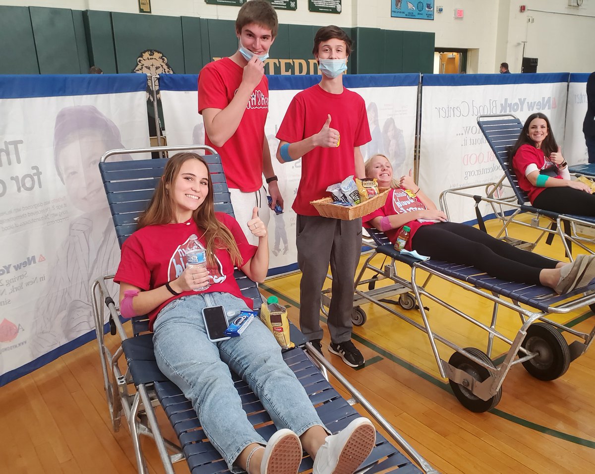 NHPrincipal's tweet photo. Thank you to all the staff, students and community members that participated in today's blood drive!  NHHS  takes pride in their pride!  #LionPride https://t.co/63xsXLzaFL