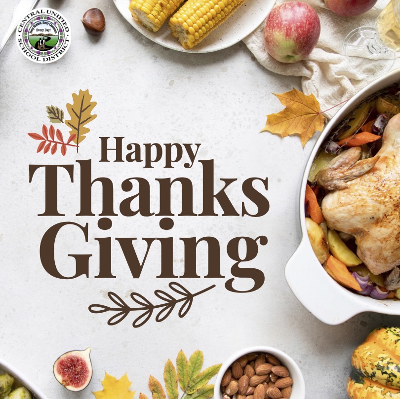 Happy Thanksgiving 🦃 We hope you have a wonderful day celebrating!

This Thanksgiving, we want to share a sincere “thank you” to every member of our staff. Thanks for keeping our students safe and for all you do to keep our schools moving forward.