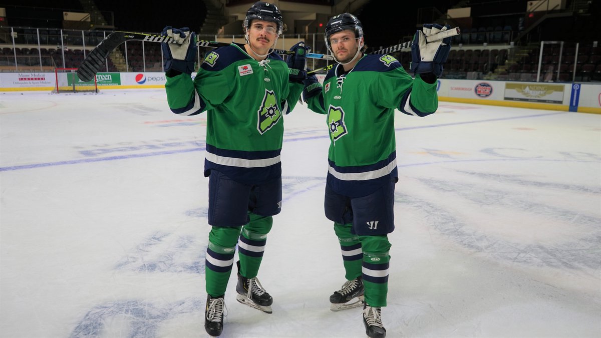 These alternates though🔥 Catch the debut of these jerseys on the ice tomorrow night when your Mariners take on the <a href="/RailersHC/">Worcester Railers</a> in another matchup of the <a href="/VIPTiresService/">VIP Tires & Service</a> Rivalry Cup. Get your tickets here! bit.ly/3xiRbq9