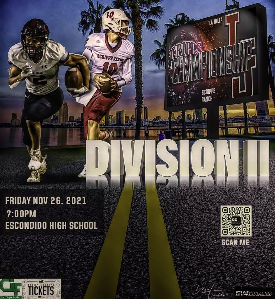 La Jolla Vs Scripps Ranch for D2 Crown ! This game is becoming a good Rivalry in San Diego 👀. <a href="/EV4Graphics/">Coach KIKI - EV4Graphics</a>