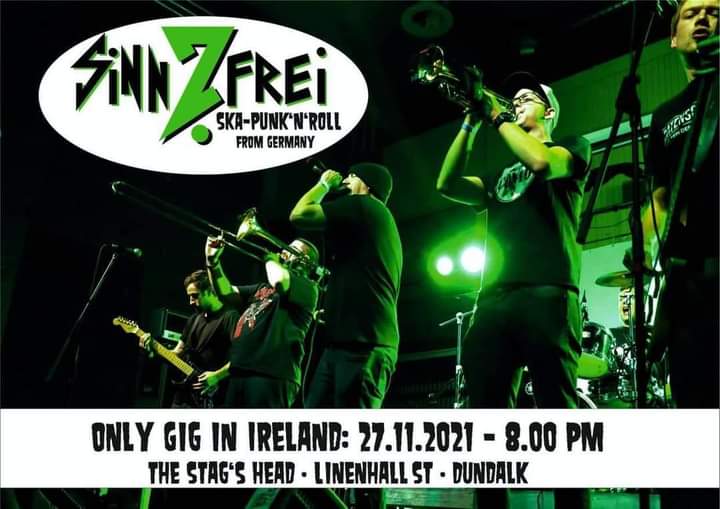 What is up you hairy hairy lemons

We, The Jobseekerz, are going to rock the absolute fuck out of The Stags Head in #Dundalk

We are going to share the stage with an incredible Ska PunknRoll band Sinnfrei on their first leg of their tour.

Best part - it's free