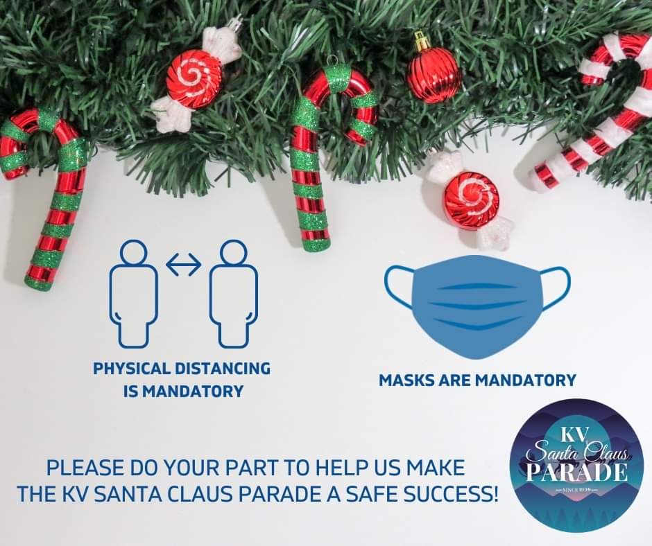 KV Santa Claus Parade is this Saturday starting at 6 pm. #kennebecasis #kvsantaclausparade