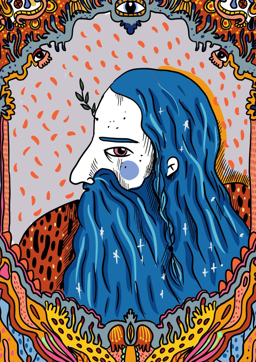 NEW DROP: Calixto the magician.
Calixto created potions and grew mint from his forehead. The latter ability had no correlation to his being a magician. It was just something he was able to do.

26/30 ed. 1.2 xtz
hic.art/552832