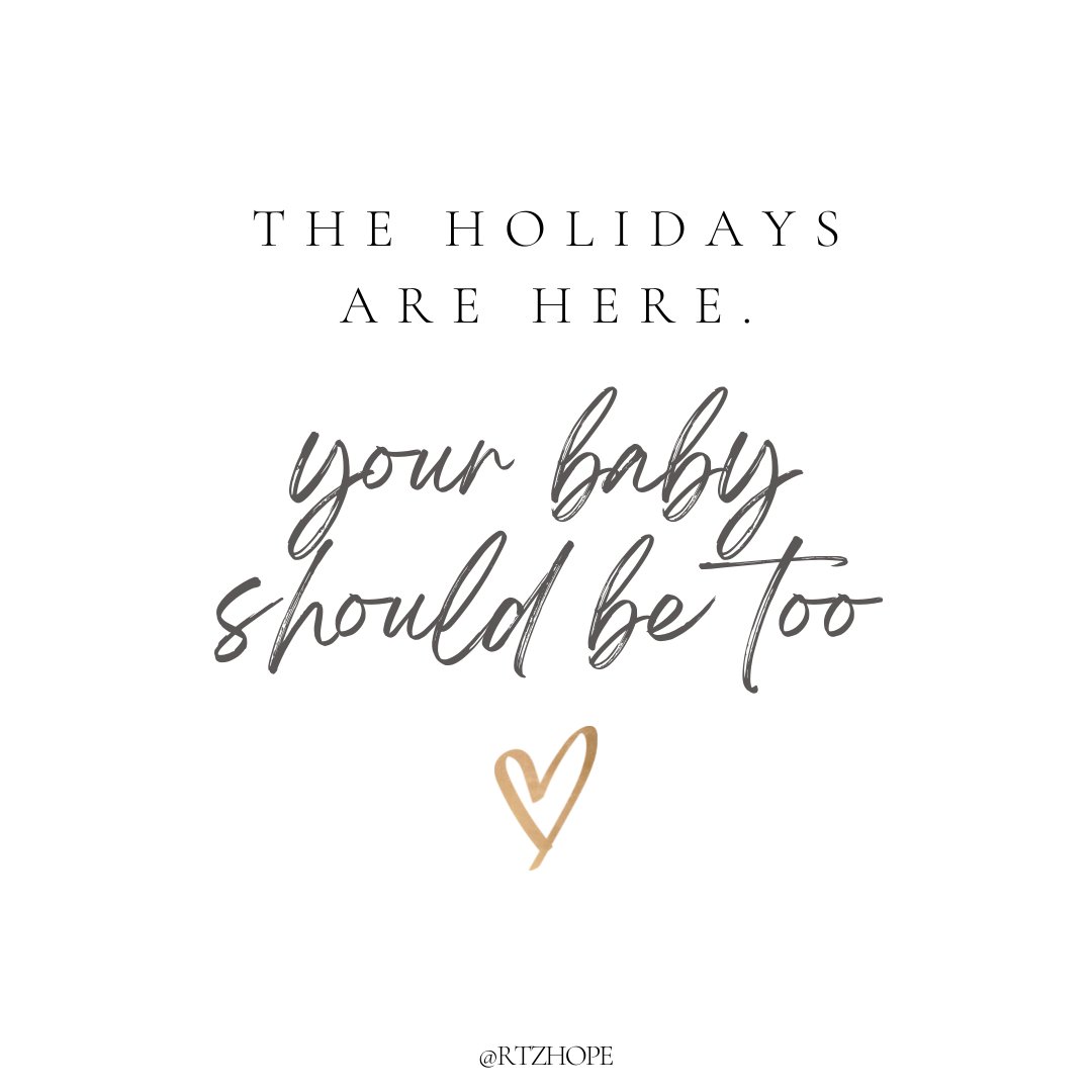 And now the idea of having to go through the next month and a half not being pregnant and not having your baby here can feel overwhelming and you may be filled with dread. ⁠
⁠
Watch our free workshop to help you navigate the holidays: youtu.be/qz9r9ELcYTE