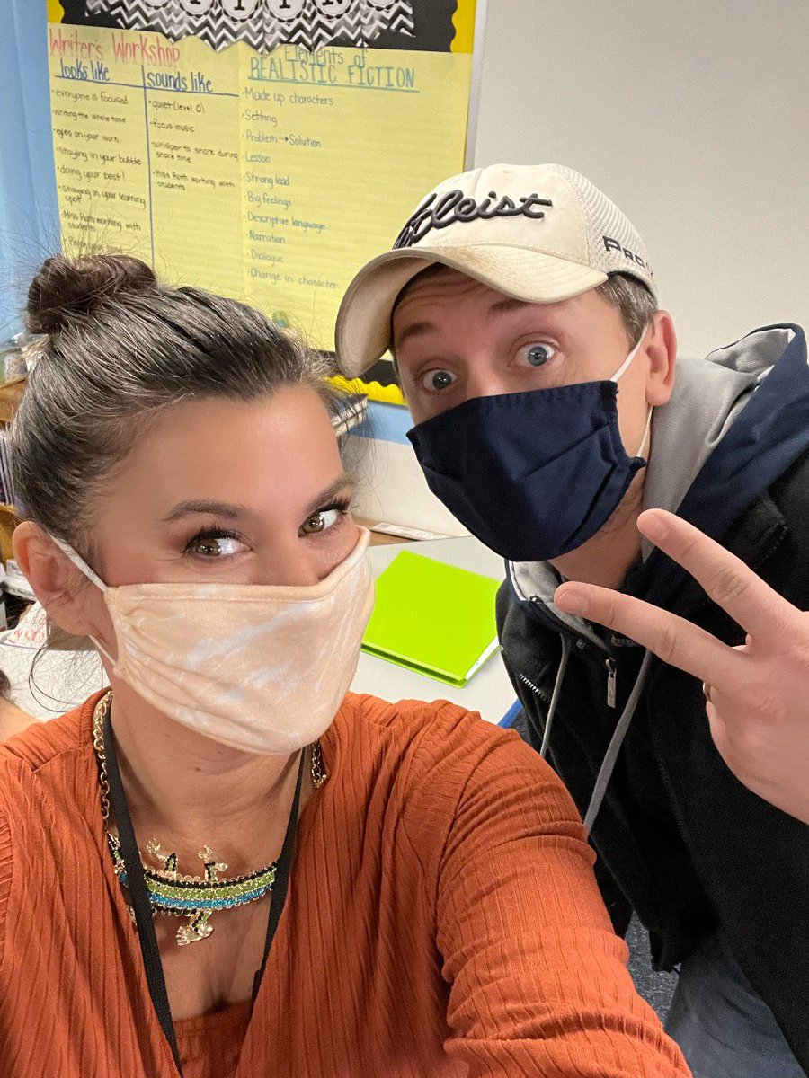 My co-principal and I covered classrooms today. We asked kids why they were thankful for their teachers. It was supposed to be for kids, but it ended with the two of us thanking our lucky stars for what we do and who we do it with.