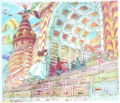 Hayao Miyazaki's illustrations for "The Nutcracker And The Mouse King" by E.T.A. Hoffmann.