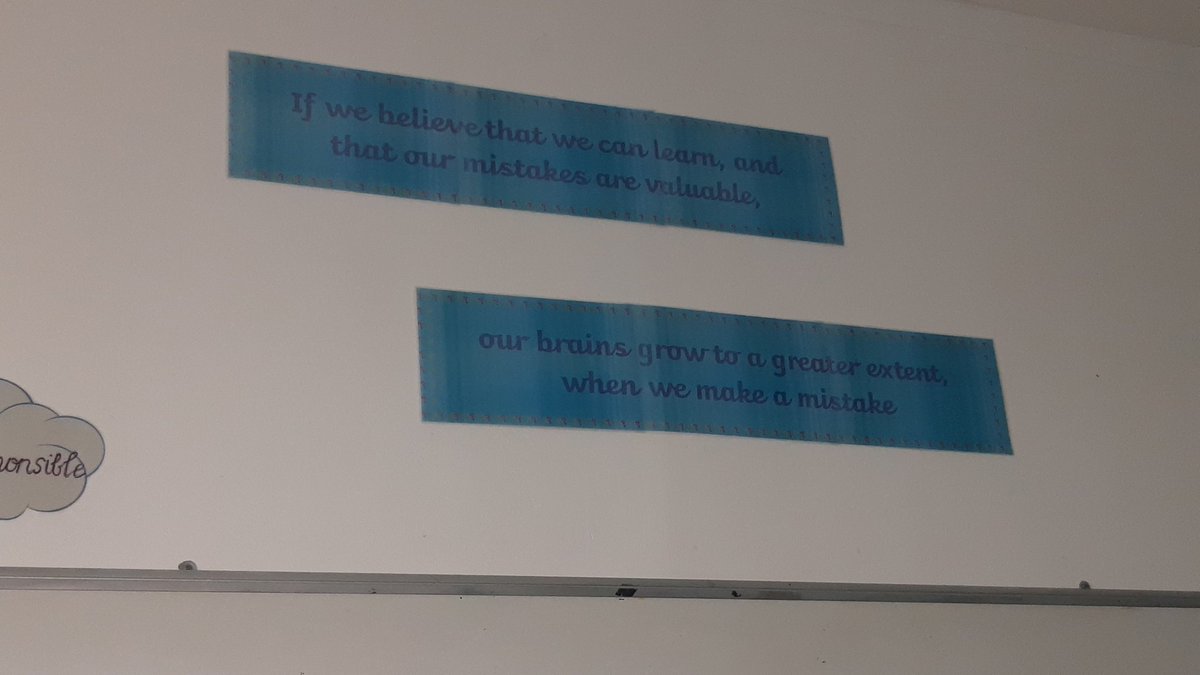 Yoana_ve's tweet photo. "If we believe that we can learn, and that our mistakes are valuable, our brains grow to a greater extent, when we make a mistake"  @joboaler   #classroom #classdisplay #quotes #mistakesaregreat https://t.co/GStVXz9P1w