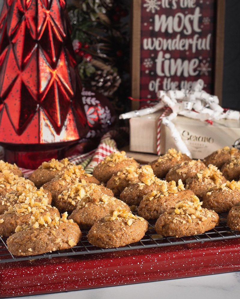 See what all the fuss is about and get your melomakarona shipped directly to you or your loved ones just in time for the holidays bit.ly/3DN6zxH #melomakarona #christmascookies #cookieexchange #giftsforher #giftsforhim #christmasgifts #cookies #thanksgiving #blackfriday