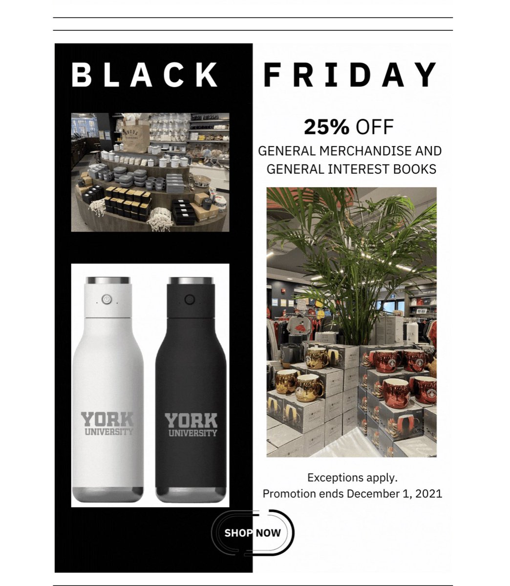 York_Lanes's tweet photo. Black Friday deals @YorkUBookstore https://t.co/mWRU8S0JWn