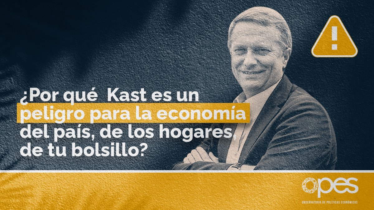 OpesChile's tweet photo. 🚨Hay que decirlo con todas sus letras. Kast es un peligro para nuestra economía🚨 https://t.co/wMaNTfHFLs
