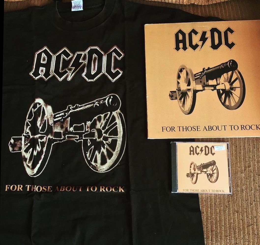 WrEtcH_'s tweet photo. #OnThisDay November 23, 1981 @ACDC released their seventh studio album #ForThoseAboutToRock which charted at #3 on the @officialcharts and #1 on the @billboardcharts. The album is certified 4x platinum and contains the singles #LetsGetItUp and “For Those About To Rock”. https://t.co/5fsBuTq2qB