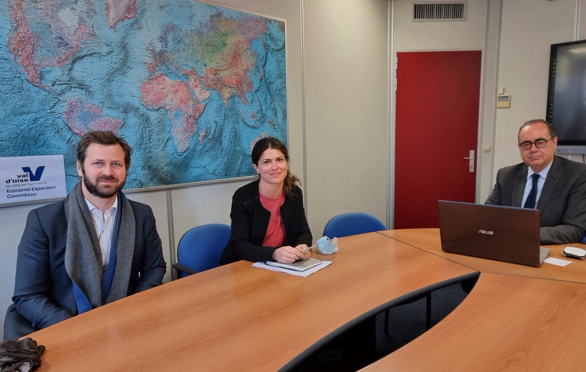 CEEVO95's tweet photo. #valdoise / #iledefrance / #ENGIEgroup / #Ceevo95 : échanges du CEEVO ce lundi avec Émilie Ménard et Pierre Monin, Délégués territoriaux Île-de-France d'ENGIE, pour évoquer les opportunités de partenariat autour des projets énergétiques en Val-d'Oise - https://t.co/XHS9ykMjDT https://t.co/xULbzvttFY