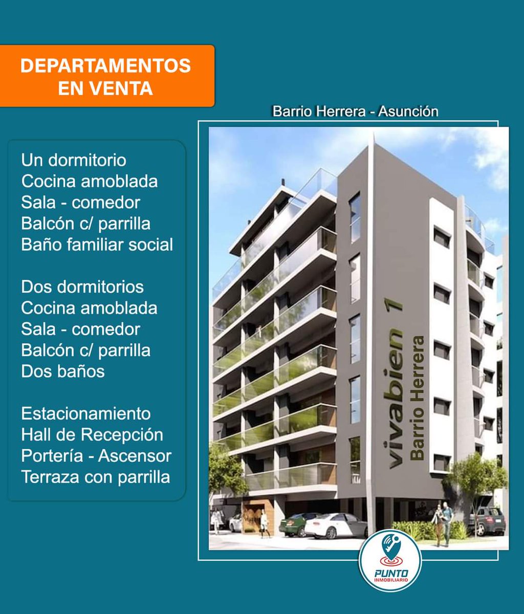 #puntoinmobiliario #experiencia #profesionalismo #confort #calidad #departamentos #asunción #barrioherrera #vivabien #ventadepartamentos