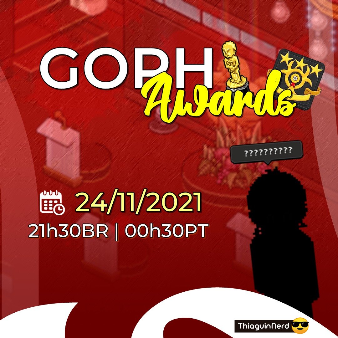 OficialGoph's tweet photo. Oii pessoal tudo bem com vocês? 
No dia 24/11 teremos um evento especial que vocês já sabem hein? 

Nosso AWARDS 2k21 🥰🥰🥰

Será no horário das 21:30h.
Uniforme formal😍🥳
Tema: Gala

A presença de cada um de vocês, é de suma importância 🥰 https://t.co/ccx1e0dY22