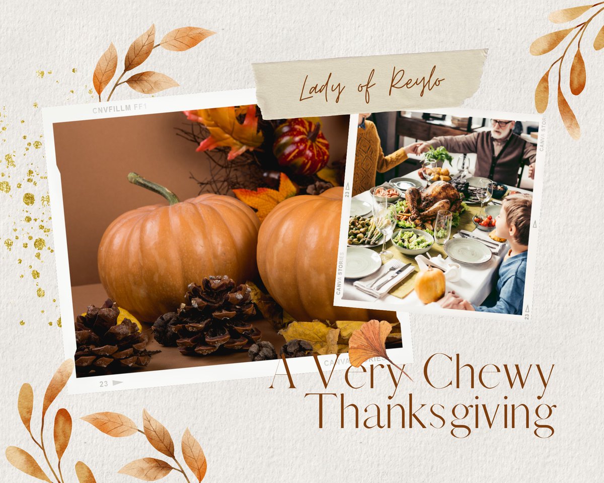 LadyofReylo's tweet photo. Whew. All right. Thanksgiving Treat time... 

A Very Chewy Thanksgiving [T], all fluff all the time.  CW // child baby adoption

Rey and her son share a Thanksgiving meal with Mr. Chewy &amp; meet his nephew, one Ben Solo.

https://t.co/Rn3meCftKz https://t.co/ixHFxeEeDh