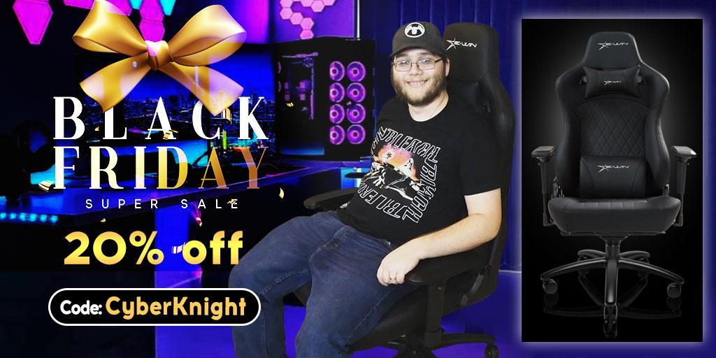 CyberKnight8610's tweet photo. Checkout these amazing chairs on sale now!
"CyberKnight" to get 20% off of purchase of EwinRacing gaming chairs 
@EwinRacing @EWINMexico
https://t.co/96EoCsZs1D https://t.co/4OMSpIHIlY