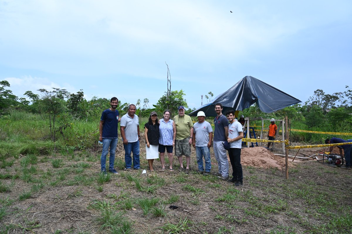 peru_projects's tweet photo. (1/2) Gracias a Dios este es el primer pozo de agua que Maranatha está realizando en Perú y de esta manera se evaluarán futuras iniciativas para el avance de la obra en la selva peruana. Gratitud a Dios por sus bendiciones 😊 https://t.co/j7CeY4ySL4