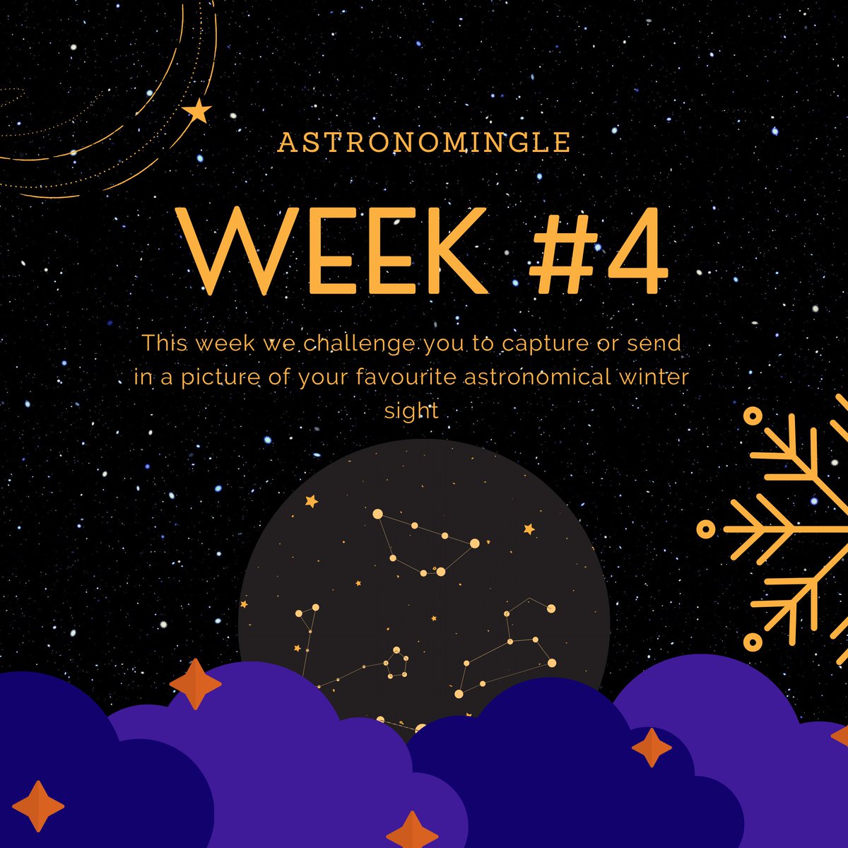 This week we challenge you to capture any of your favorite astronomical winter events! Remember to tag us in your posts or post with the hashtag #astronomingle! #UAlberta #space