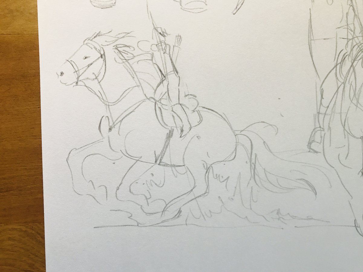 strangelykatie's tweet photo. artist confession... I really like drawing horses... https://t.co/5WnOt2WMSV