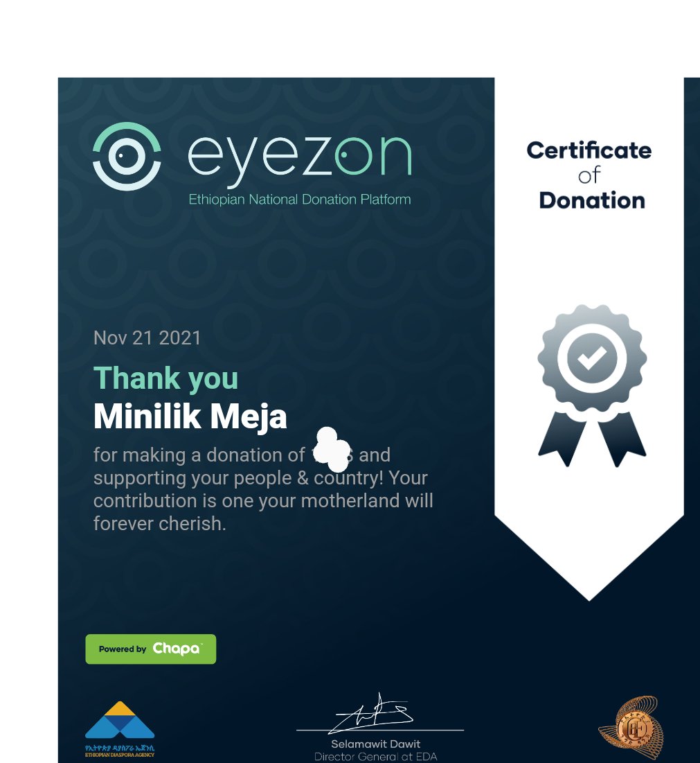millarsego's tweet image. Thank you #eyezonethiopia for creating this opportunity.