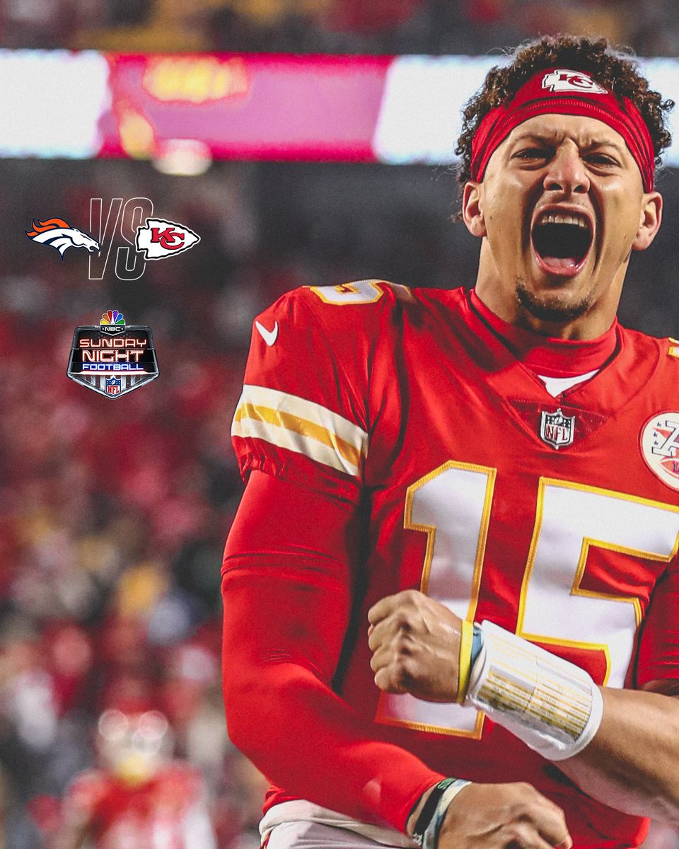 Chiefs's tweet photo. Primetime flex 😎 https://t.co/EAOTbJZ9pU