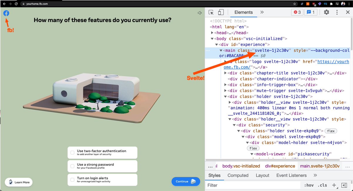 SvelteSociety's tweet image. News: yourhome.fb.com uses @sveltejs!

Thanks @celikovic for the tip 👀