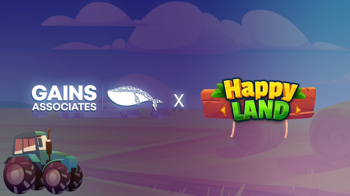 We are pleased to announce our partnership with <a href="/GainsAssociates/">GAINS Associates</a>. GainsAssociates is a community of VCs with over 1100+ investors and 30k+ crypto enthusiasts. Collaborating with GainsAssociates would help Happyland gain a wide variety of investors and crypto enthusiasts.