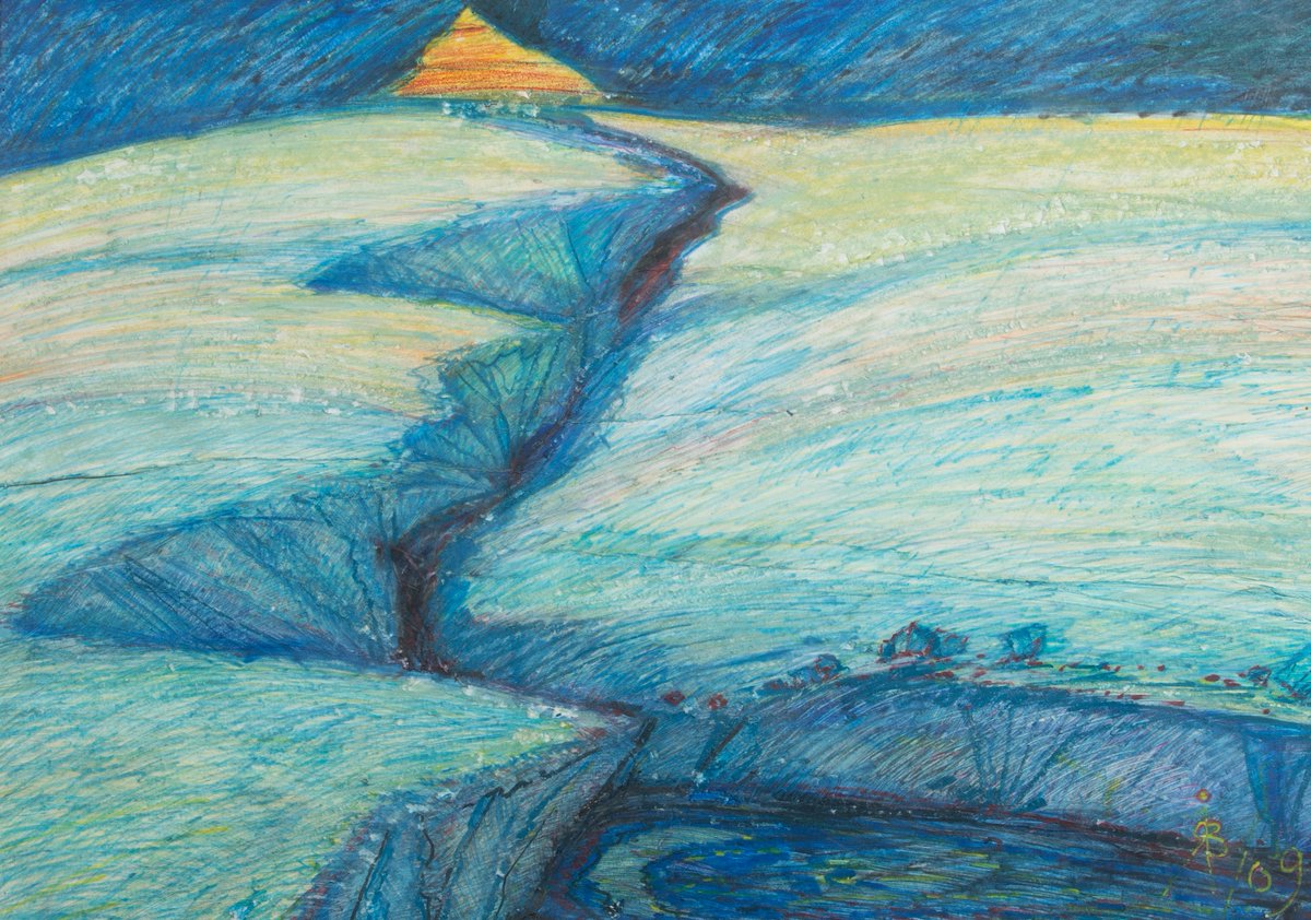 sibunion's tweet photo. Title: Stream. A river flows from the glacier. In the distance, the crown of Huntebri, sanctified by the sun. Pastel on cardboard. Size 60 * 86
#artsiberian #nftsiberian #nftunion #nft #digital #art #cryptoart #rarible #ethereum #nftbinance #cryptoart #blockchain #contemporaryart https://t.co/mc96oQSvqE