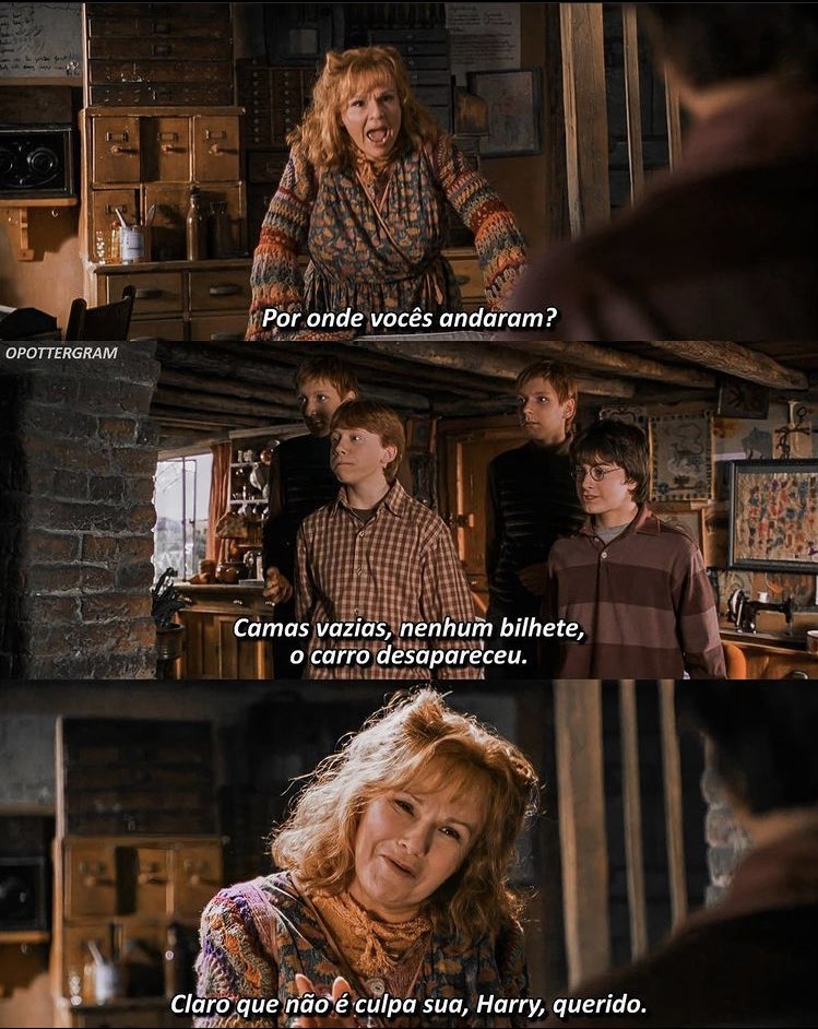 SrGrindelwald_'s tweet photo. O jeito que a senhora Weasley mimava o Harry, é diferente 😂 https://t.co/bEu3yhdnj5