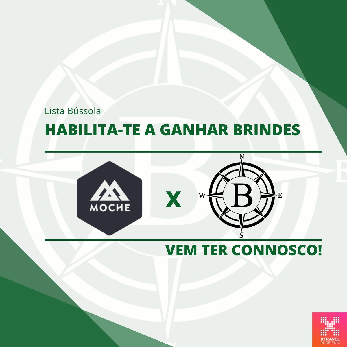 Para facilitar o teu percurso não podíamos perder esta oportunidade de parceria com a Moche, que vai ajudar-nos a guiar-te e a facilitar as nossas comunicações.
 Bora navegar à pala? 🧭
#VOTAB
BE THE BEST 🧭💚