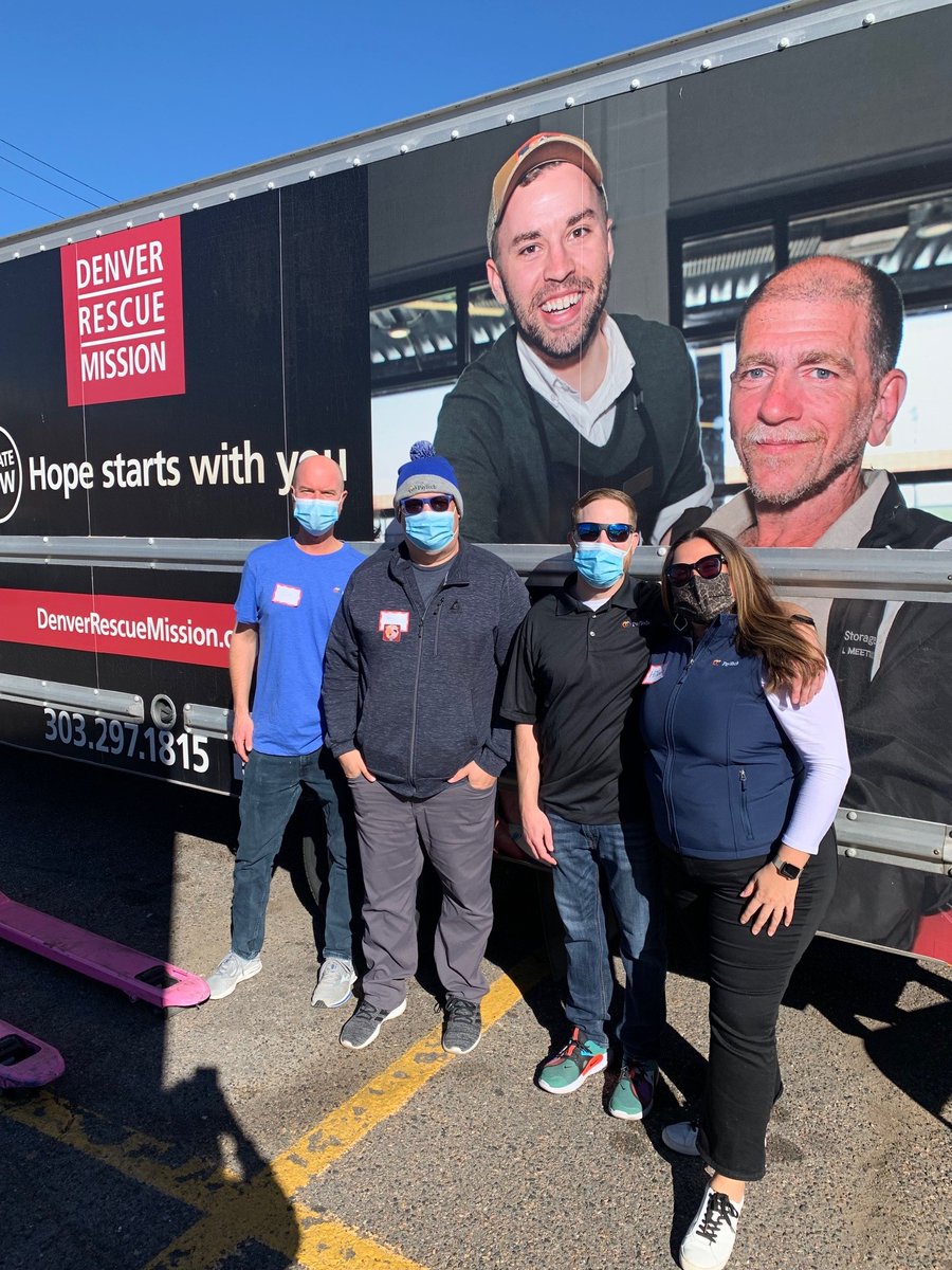 denverrescue's tweet photo. What's that we see? Our #TurkeyCam has caught some kindness in action... check out these amazing supporters helping with our #TurkeyDrive this year.
Thank YOU to the wonderful teams from #PayTech, #PacificWesternBank, #MegastarFinancial, and #SheridanRoss! #GetGobbled https://t.co/QLocCdY8KJ