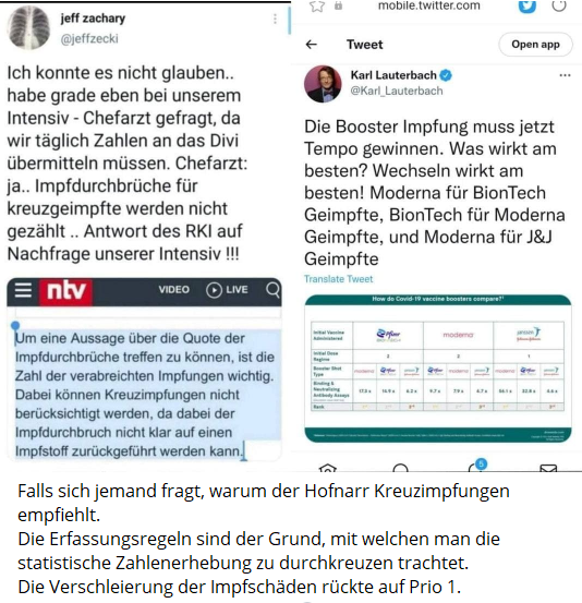 nichtgeimpfte's tweet image. Falls ihr euch fragt, warum jetzt Kreuzimpfungen beim Booster favorisiert werden!