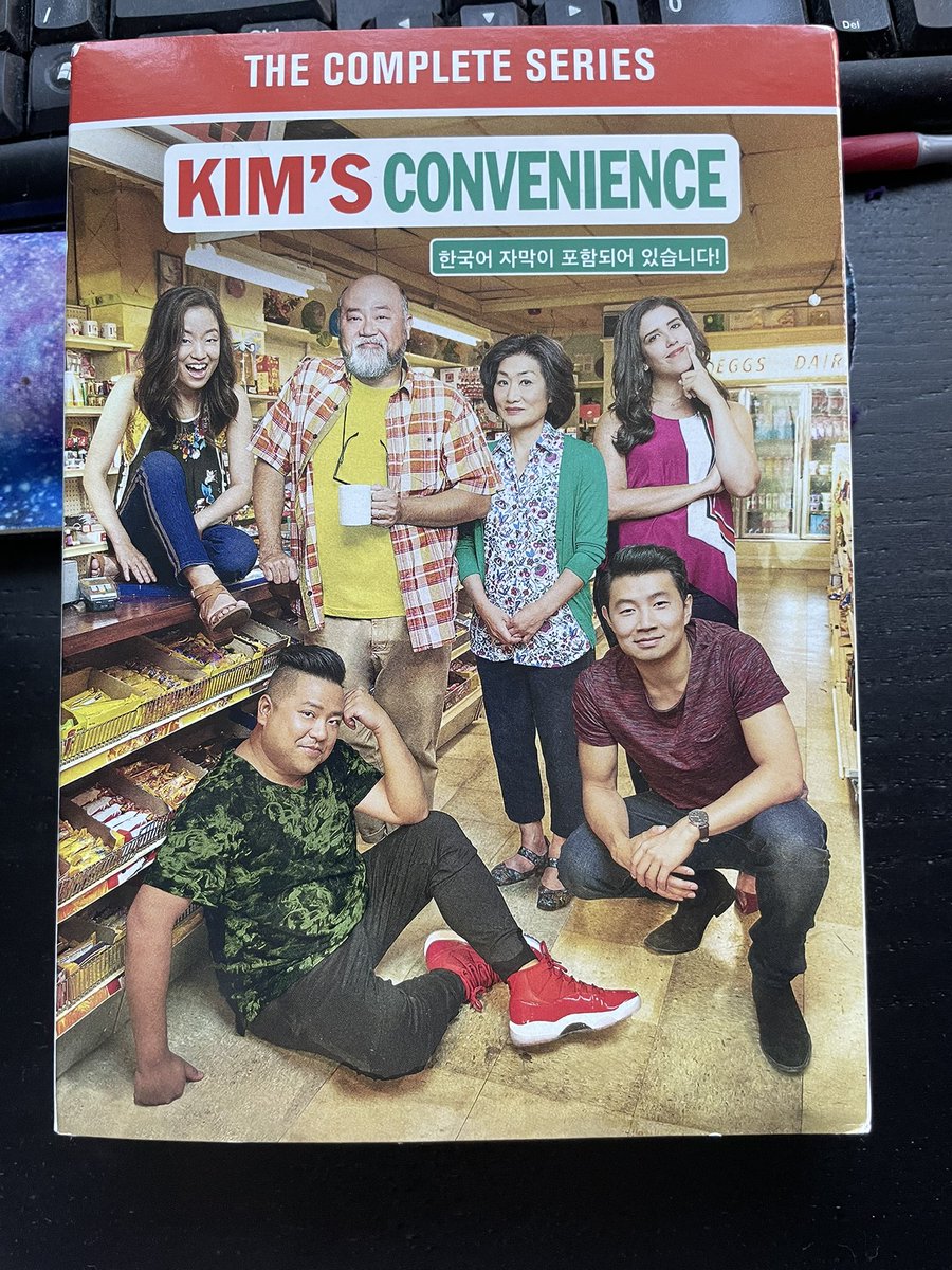 Lamchop99's tweet photo. My Christmas gift I bought for myself came today ..I swear I am wrapping it so that I have something to unwrap on Dec 25th then just binge that day ..I love these characters & I love these people who have been so kind to me #okseeyou #KimsConvenience #KimBit4ever ππ https://t.co/oyppuL7KIf