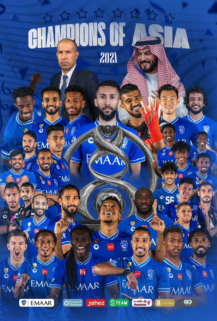 Champiooooooonsss 🏆💙🇸🇦
