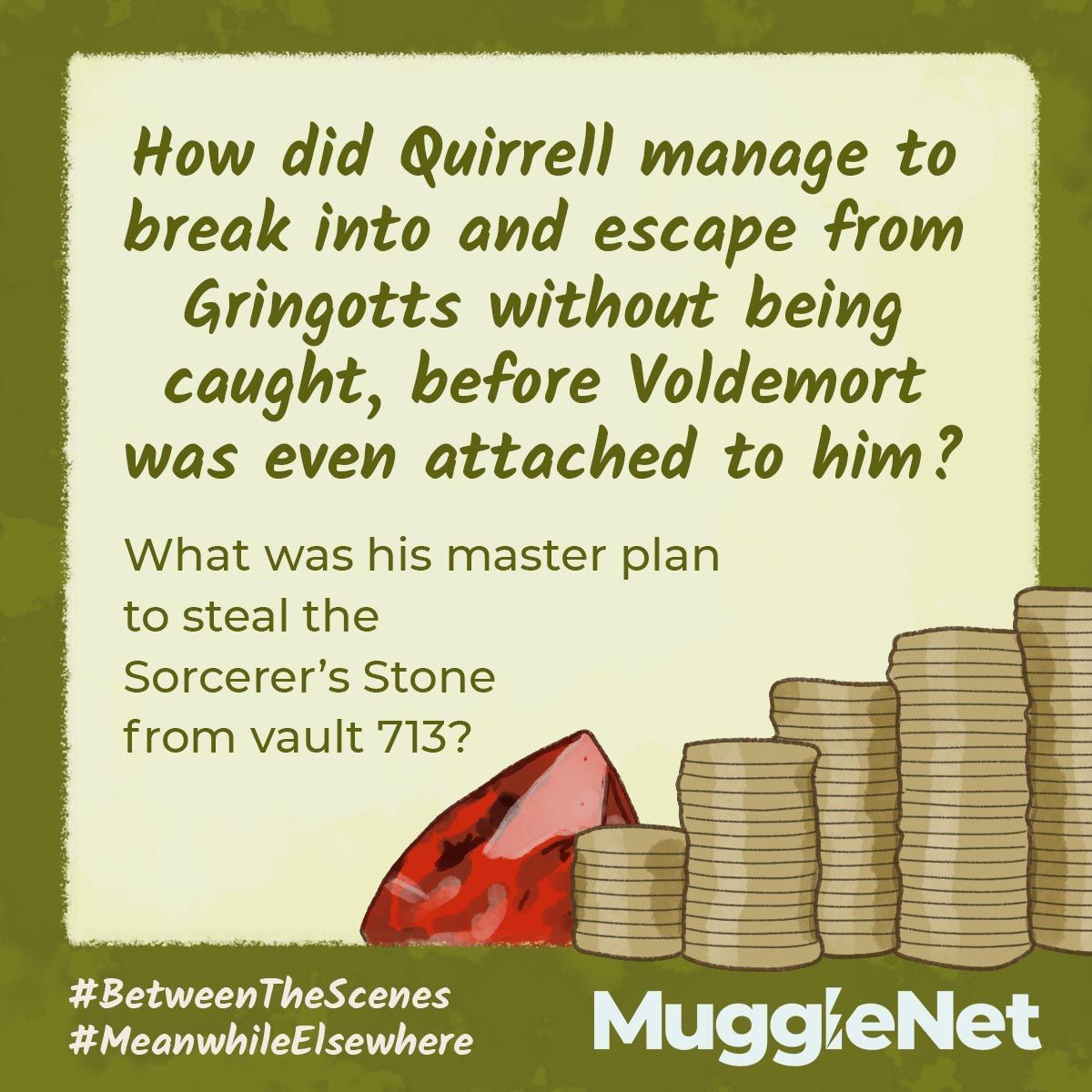 MuggleNet's tweet photo. What skills do you think Quirrell had obtained through his travels and teaching that would have helped him? #BetweenTheScenes #MeanwhileElsewhere https://t.co/X23GNg1Kct