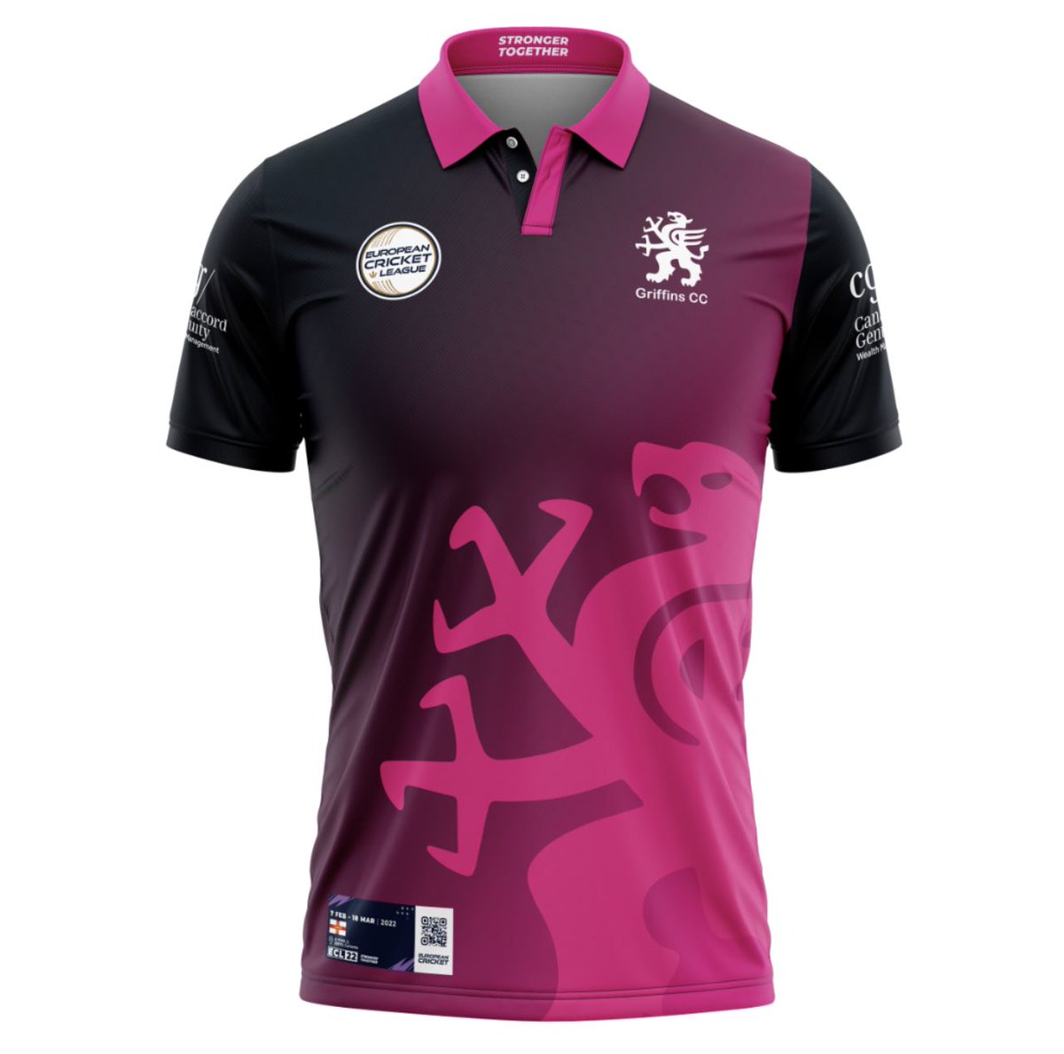 CanaccordCC's tweet photo. We’ll be donning our new club colours for the first time at #ECL22 in February. A huge thank you to the guys at @EuropeanCricket for putting together such an awesome design! #MightyGriffins #EuropeanCricket #StrongerTogether https://t.co/4q6pnTCRrC