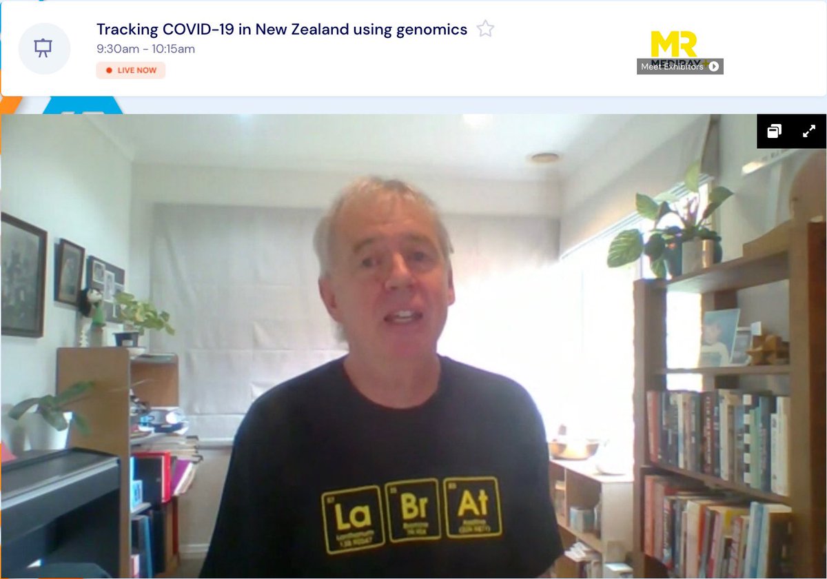 Loving our Session Chair, going that step further by wearing the Plenary Session sponsor Mediray t-shirt for Dr Jemma Geoghegan presentation <a href="/MedirayNZL/">MedirayNZ</a> @Jemma_Geoghegan